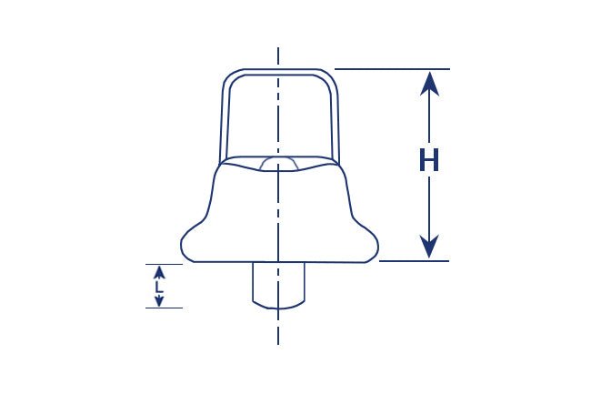 Common Sense&reg; Turn Button 91-XB-78317--1G Government Black Finish 100 pack