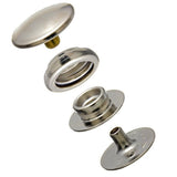 Baby Durable&trade; Cloth-to-Cloth Snap Fastener Set (Nickel Plated) 0.179 inch Post