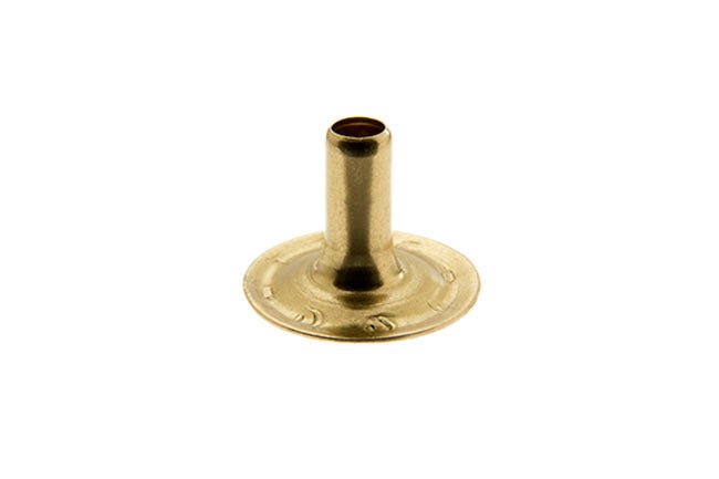 DOT® Durable™ and Pull - the - DOT® Post 93 - BS - 10414 - 1D Bright Brass Finish 3/8 inch 100 pack - Dot Fasteners