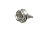 DOT&reg; Durable&trade; Screw Stud 93-X8-103015-1A Nickel Stud,Stainless Steel Screw Finish 0.438 inch 100 pack