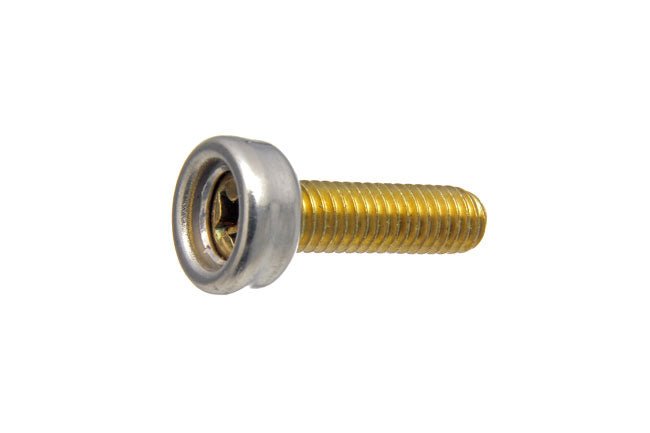 DOT&reg; Durable&trade; Screw Stud 93-XB-107087-1A Nickel Stud,Brass Screw Finish 0.625 inch 100 pack
