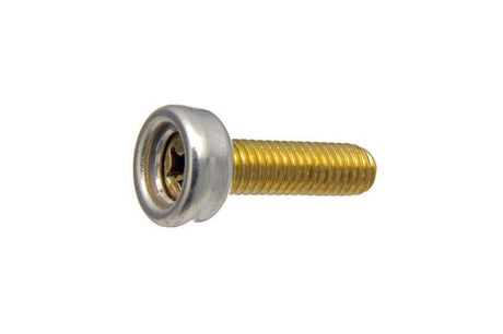 DOT&reg; Durable&trade; Screw Stud 93-XB-107087-1A Nickel Stud,Brass Screw Finish 0.625 inch 100 pack