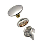 Durable&trade; Cloth-to-Surface Screw Stud Fastener Set (Nickel Plated) 5/8 inch Screw Stud