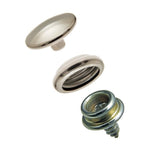 DOT&reg; Durable&trade; Snap Fastener Set - Cloth-to-Surface (Stainless Steel) 5/8 inch Screw Stud