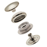 DOT&reg; Durable&trade; Snap Fastener Set - Cloth-to-Cloth (Stainless Steel)