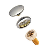 DOT&reg; Durable&trade; Snap Fastener Set - Cloth-to-Surface (Nickel Plated) 5/8 inch Screw Stud