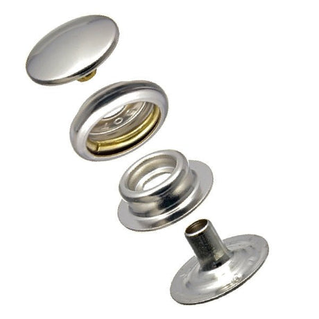 DOT&reg; Durable&trade; Snap Fastener Set - Fabric-to-Fabric (Nickel-Plated)