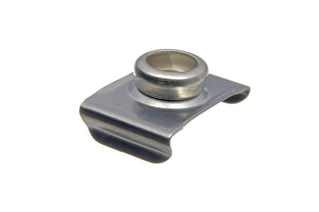 DOT&reg; Durable&trade; Windshield Clip 93-XX-10388--1A Nickel Stud Head,Stainless Steel Clip Finish 3/4 inch 100 pack