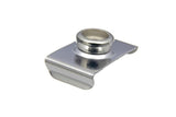 DOT&reg; Durable&trade; Windshield Clip 93-XX-10391--1A Nickel Stud Head,Stainless Steel Clip Finish 7/8 inch 100 pack