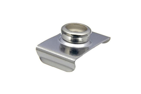 DOT&reg; Durable&trade; Windshield Clip 93-XX-10391--1A Nickel Stud Head,Stainless Steel Clip Finish 7/8 inch 100 pack