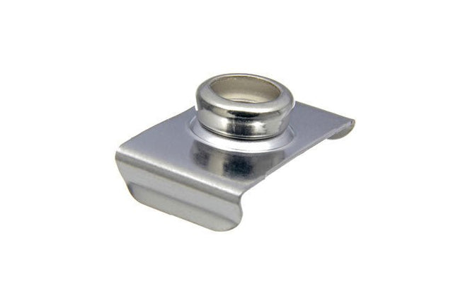 DOT&reg; Durable&trade; Windshield Clip 93-XX-10391--1A Nickel Stud Head,Stainless Steel Clip Finish 7/8 inch 100 pack