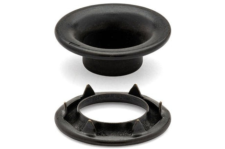 DOT&reg; Rolled Rim Grommet and Spur Washer 20-007R101611XG Black Finish #1 size 144 pack