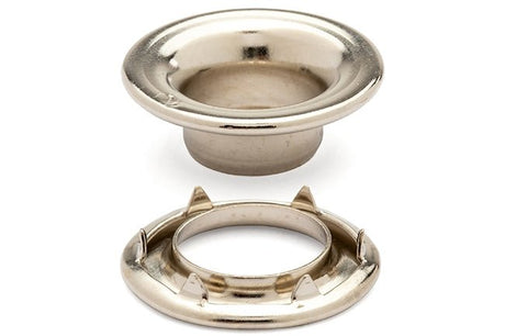 DOT&reg; Rolled Rim Grommet and Spur Washer 20-007R251831XG Nickel Finish #2 size 144 pack