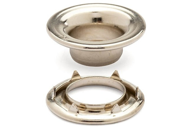 DOT&reg; Rolled Rim Grommet and Spur Washer 20-007R251831XG Nickel Finish #2 size 144 pack