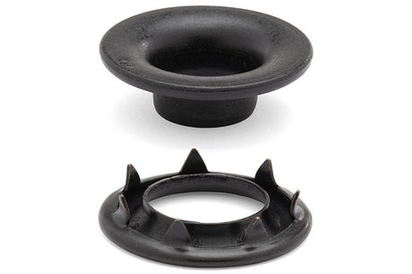 DOT&reg; Rolled Rim Grommet and Spur Washer 20-007R301611XG Black Finish #3 size 144 pack