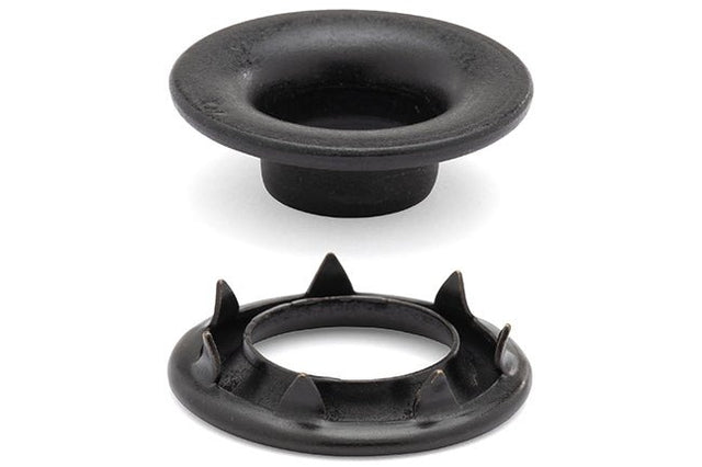 DOT&reg; Rolled Rim Grommet and Spur Washer 20-007R301611XG Black Finish #3 size 144 pack