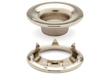 DOT&reg; Rolled Rim Grommet and Spur Washer 20-007R351831XG Nickel Finish #3 size 144 pack