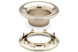 DOT&reg; Rolled Rim Grommet and Spur Washer 20-007R451831XG Nickel Finish #4 size 144 pack