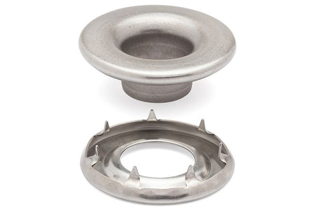 DOT® Rolled Rim Grommet and Spur Washer 20MNS77150001XG Stainless Steel Finish 1 size 144 pack - Dot Fasteners