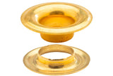 DOT® Sheet Metal Grommet and Neck Washer 20007N0050001XG Brass Finish 00 size 144 pack - Dot Fasteners