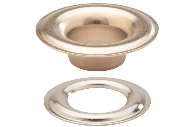 DOT® Sheet Metal Grommet and Plain Washer 20 - 0070351831XG Nickel Finish 3 size 144 pack - Dot Fasteners