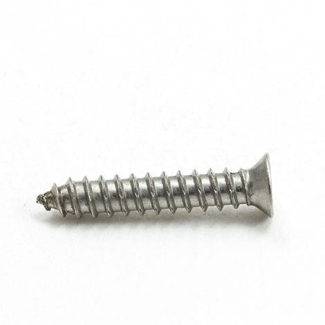 Flat Head Screw - #6 x 3/4 inch x #4 - 98-XS-900-0-1 Stainless Steel Finish 100 Pack