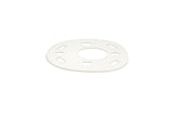 Lift-the-DOT&reg; Back Plate 90-PS-16510--19 Clear Plastic Finish 100 pack