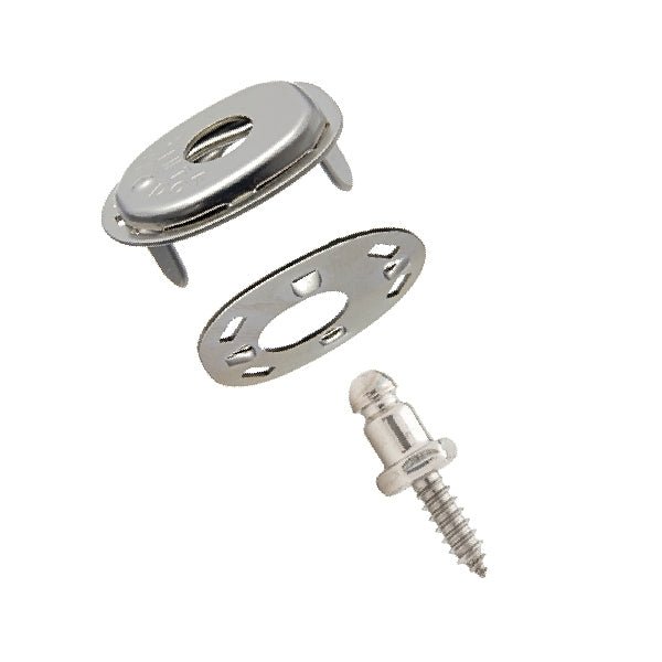 Lift-the-DOT&reg; Locking Fastener Set - Cloth-to-Surface (Nickel Plated)