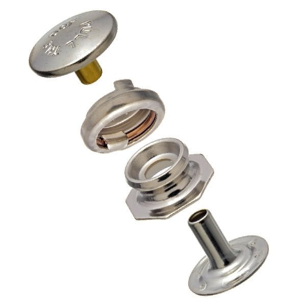 Pull-the-DOT&reg; Cloth-to-Cloth Snap Fastener Set (Nickel) 5/16 inch Post