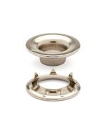 DOT&reg; Rolled Rim Grommet and Spur Washer 20-007R351831XG Nickel Finish #3 size 144 pack