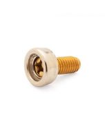 DOT&reg; Durable&trade; Screw Stud 93-XB-107084-1A Nickel Stud, Brass Screw Finish 0.375 inch 100 pack