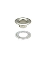 DOT&reg; Sheet Metal Grommet and Plain Washer 20-0070051831XG Nickel Finish #0 size 144 pack