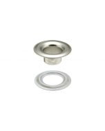 DOT&reg; Sheet Metal Grommet and Plain Washer 20-0070251831XG Nickel Finish #2 size 144 pack