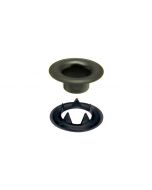 DOT&reg; Sheet Metal Grommet and Tooth Washer 20-007T201611XG Black Finish #2 size 144 pack