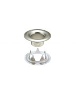 DOT&reg; Sheet Metal Grommet and Tooth Washer 20-007T251831XG Nickel Finish #2 size 144 pack