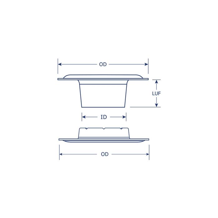 DOT® Sheet Metal Grommet and Neck Washer 20-007N301611XG