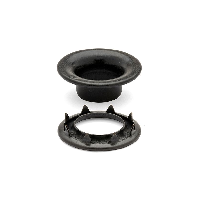 DOT® Rolled Rim Grommet and Spur Washer 20007R401611XG Black Finish 4