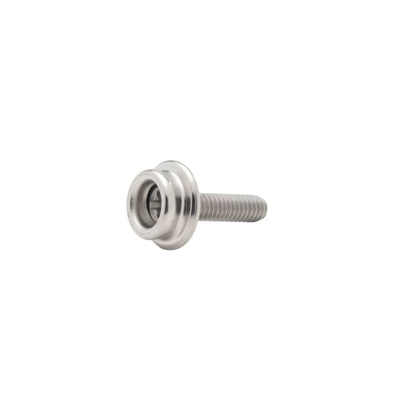 1000Pk Dot Snap Fastener Screw Stud 3/8 (Nickel-Plated Brass/Stainless Steel)