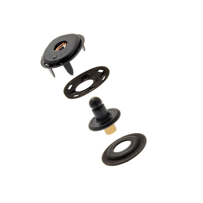 Lift-the-DOT® Cloth-to-Cloth Stud Fastener Set (Matte Black