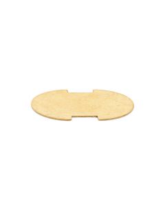 Common Sense® Back Plate 91-BS-78507--1D Bright Brass Finish 100 pack