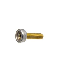 DOT® Durable™ Screw Stud 93-XB-107087-1A Nickel Stud,Brass Screw Finish 0.625 inch 100 pack