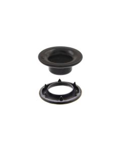 DOT® Rolled Rim Grommet and Spur Washer 20-007R201611XG Black Finish #2 size 144 pack