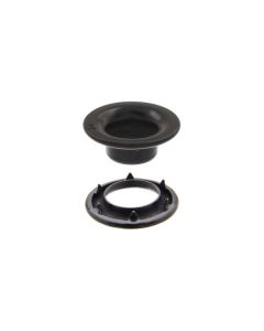 DOT® Rolled Rim Grommet and Spur Washer 20-007R201611XG Black Finish #2 size 144 pack