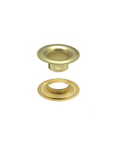 DOT® Sheet Metal Grommet and Neck Washer 20007N0050001XG Brass Finish #00 size 144 pack