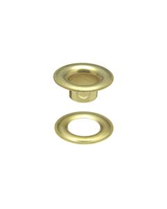 DOT® Sheet Metal Grommet and Plain Washer 20-0070450001XG Brass Finish #4 size 144 pack