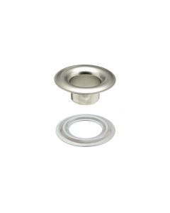 HERCHR 500 Sets Eyelets and Grommets,8mm Grommet Eyelets with Washers  Kit,Metal Eyelets Grommet Kit with Washers Round Multi Purpose Eyelet Kit  for