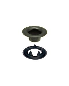 DOT® Sheet Metal Grommet and Tooth Washer 20-007T401611XG Black Finish #4 size 144 pack