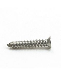 Flat Head Screw - #6 x 3/4 inch x #4 - 98-XS-900-0-1 Stainless Steel Finish 100 Pack