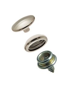 DOT® Durable™ Snap Fastener Set - Cloth-to-Surface (Stainless Steel) 5/8 inch Screw Stud