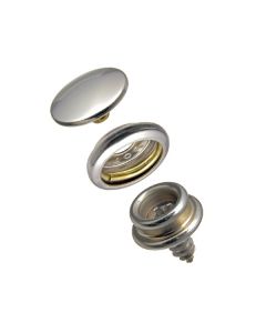 DOT® Durable™ Snap Fastener Set - Cloth-to-Surface (Nickel Plated/Stainless Steel)